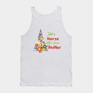 Just a Nurse who loves Christmas Tank Top